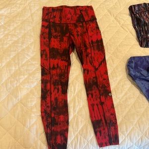 Lululemon Fast and Free Leggings 7/8 Length